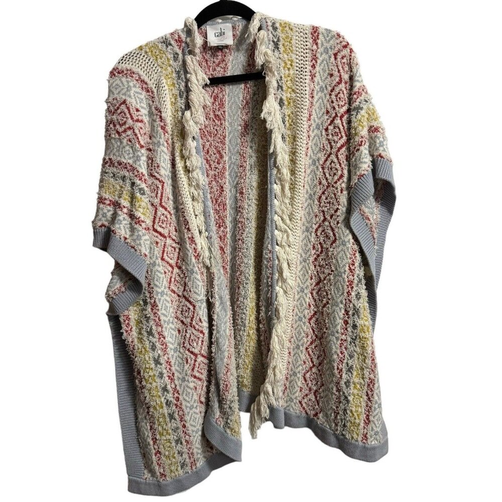 Cabi Love, Carol Collection Siesta Poncho XS/Small Boho #5001‎ Oversized